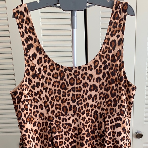 Torrid LEOPARD SWEETHEART SKATER MIDI DRESS - Picture 4 of 7